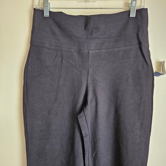 NWT!! Old Navy Black Wide Leg Fold Over Yoga Pants, Sz SP - Picture 4 of 6